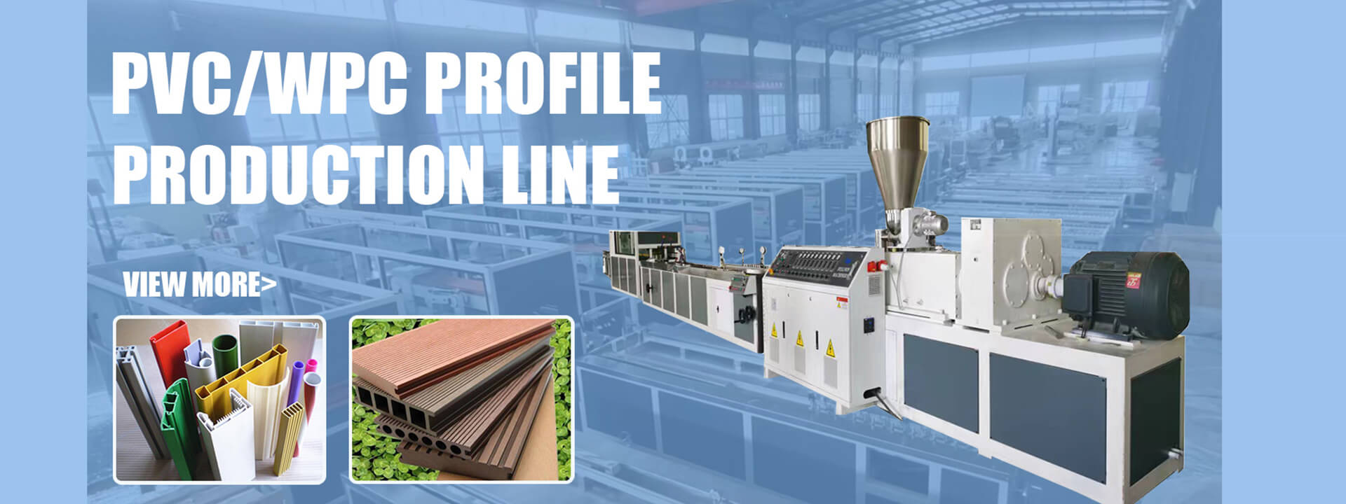 PVC-WPC PROFILE PRODUCTION LINE