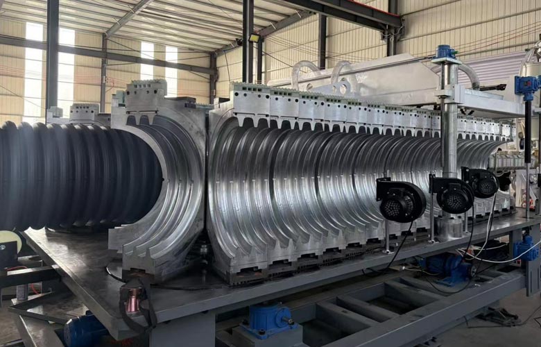 FULLWIN-Large-Size-Aluminum-Mold-Double-Wall-Corrugated-Pipe-Machine