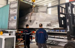 PVC-ASA-Glazed-Tile-Roofing-Production-Line-Shipped-to-Turkey