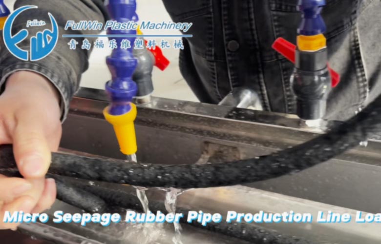 Micro-Seepage-Rubber-Hose-Production-Line-Shipping-to-Russia