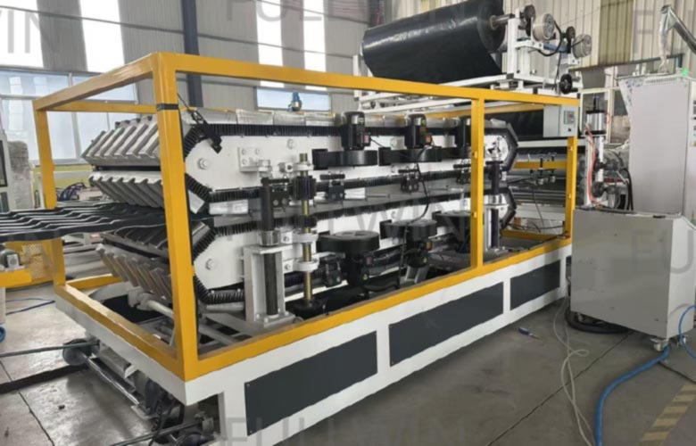 PVC-ASA-Glazed-Tile-Roofing-Production-Line-Shipped-to-Turkey