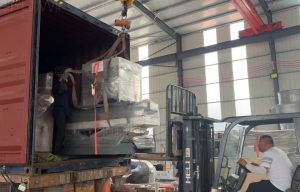 High-speed-PVC-single-wall-corrugated-pipe-production-line-shipped-to-Moldova