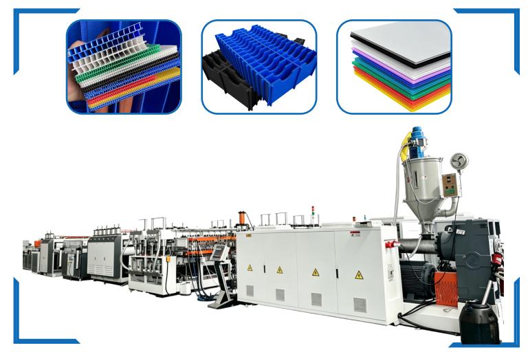 PP Hollow Grid Sheet extrusion line