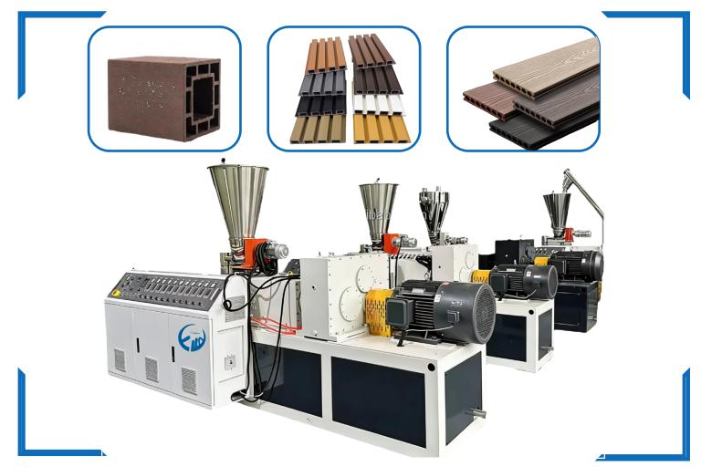 PP PE / WPC Profile Extrusion Production Line