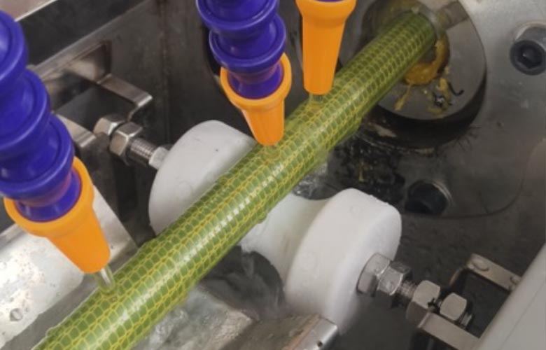 PVC-Garden-Hose-Extrusion-Line-Ship-to-Azerbaijan