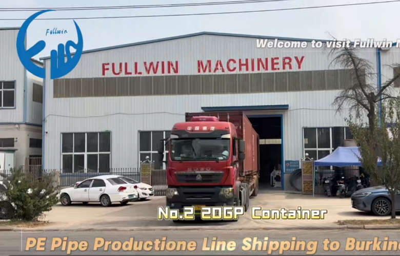 PE Pipe Production Lines Shipped to Burkina Faso for Repeat Client